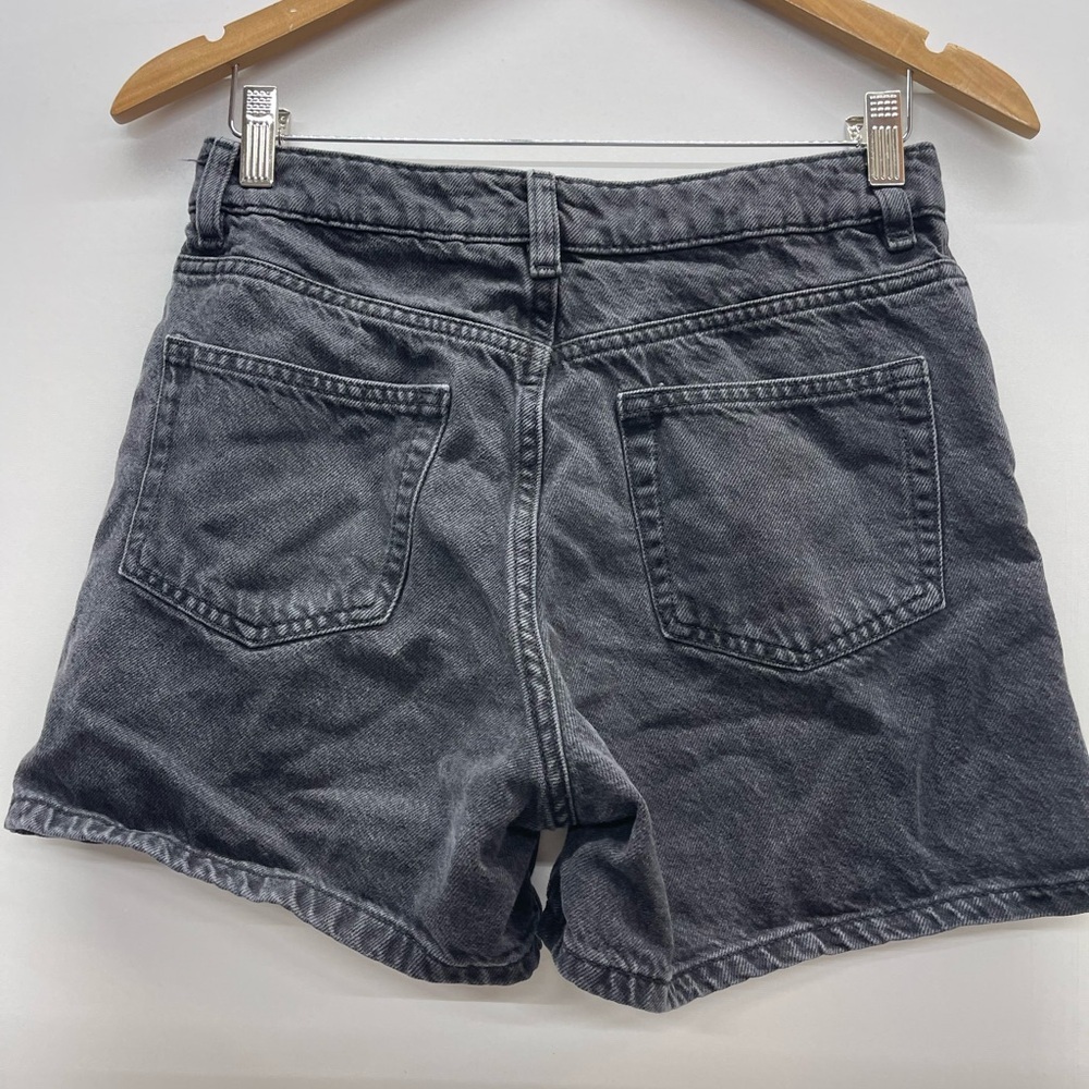 Divided Black Washed Denim Shorts - Picture 2 of 3